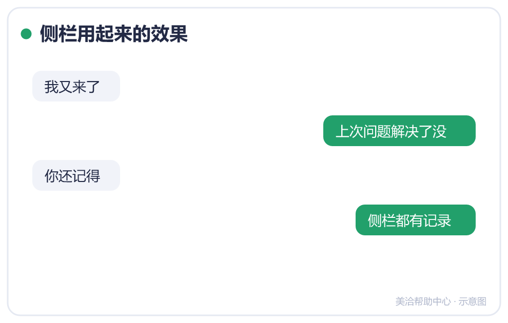 侧栏用起来的效果